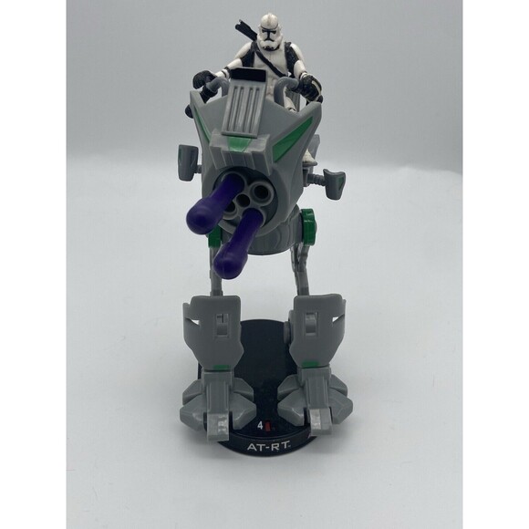 Attacktix Star Wars Battle Master Set AT-RT & Republic Gunship 4 Pieces Hasbro - Picture 9 of 16